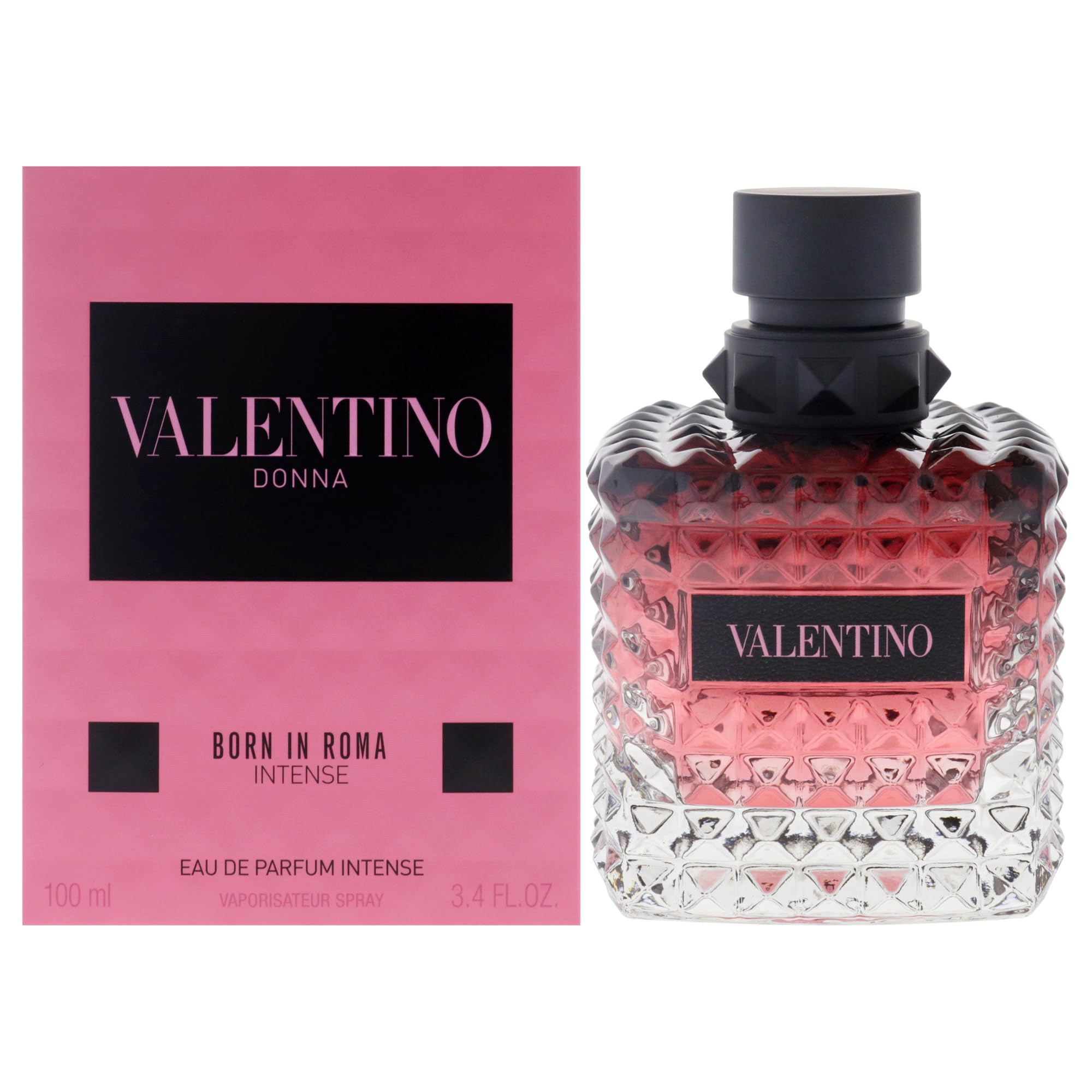 Valentino Donna Born In Roma Intense Eau de Parfum Spray for Women, 3.4 Ounce 3.4 Fl Oz (Pack of 1)