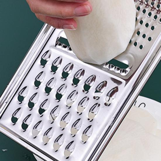 Handlicher Gemüse-Edelstahlschneider Mehrzweckstahl Leicht zu reinigen Manueller Schäler Haushaltswaren