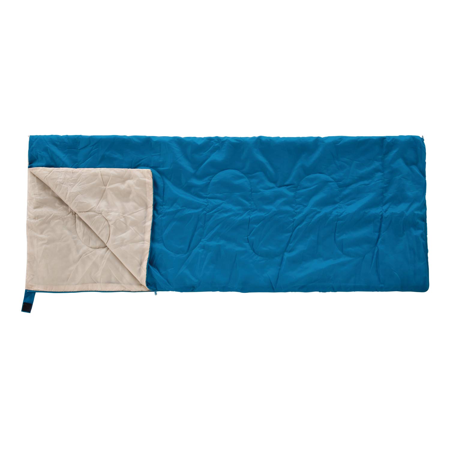 

BUNDOK Envelope Type Sleeper Blue Sleeping Bag with Storage Case for Adults BDK-30B