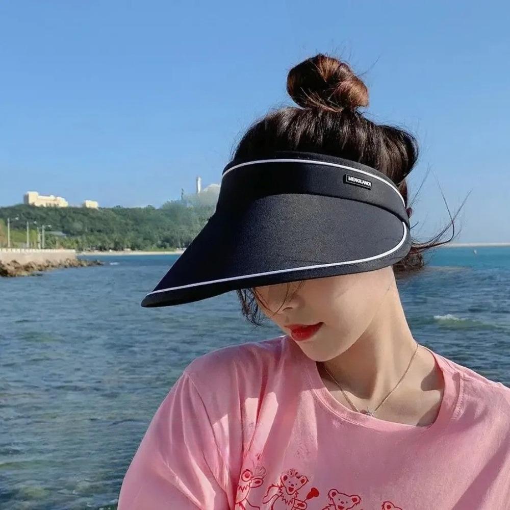 1PC UPF50+ Sun Hat Women Summer UV Protection Wide Brim Foldable Breathable Outdoor Cycling Hiking Travel Visor Cycling Hat