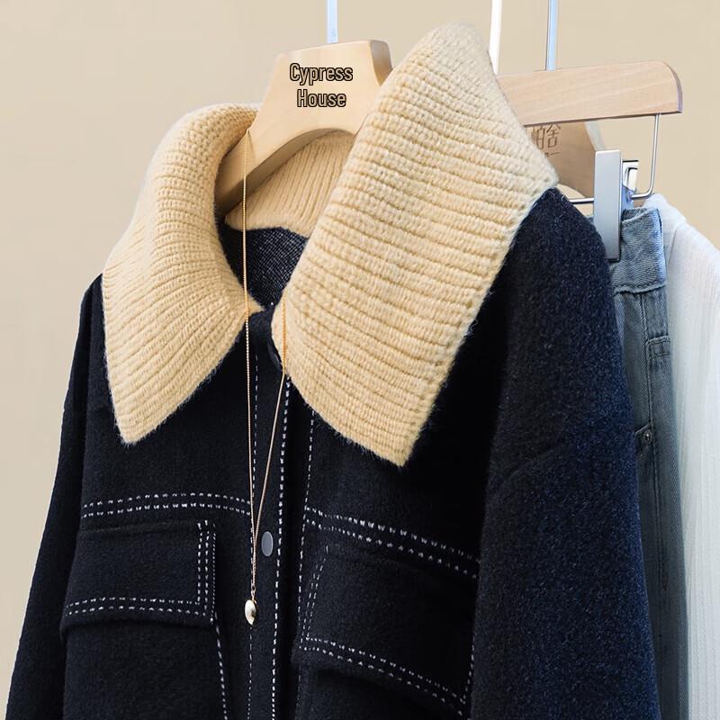 Sisbosh Women's Lapel Loose Winter Coat