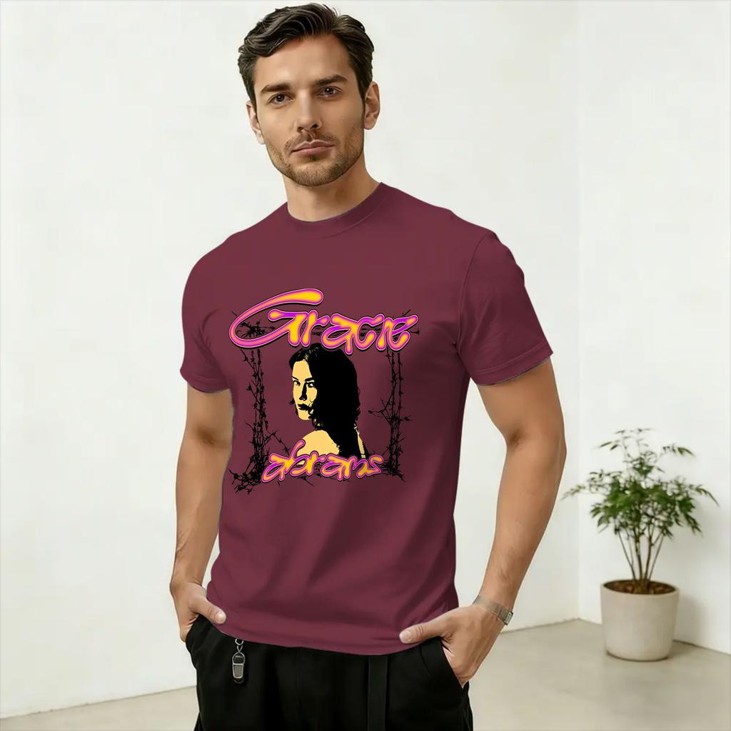 Unisexs TShirts Singer Chappell Roan Art Casual Cotton Tee Shirt Short Sleeve T Shirt O Neck Clothing Classic
