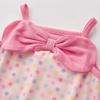 2025 Polka Dot Baby Girl Romper - Summer Bow Sling Bubble Crawling Suit