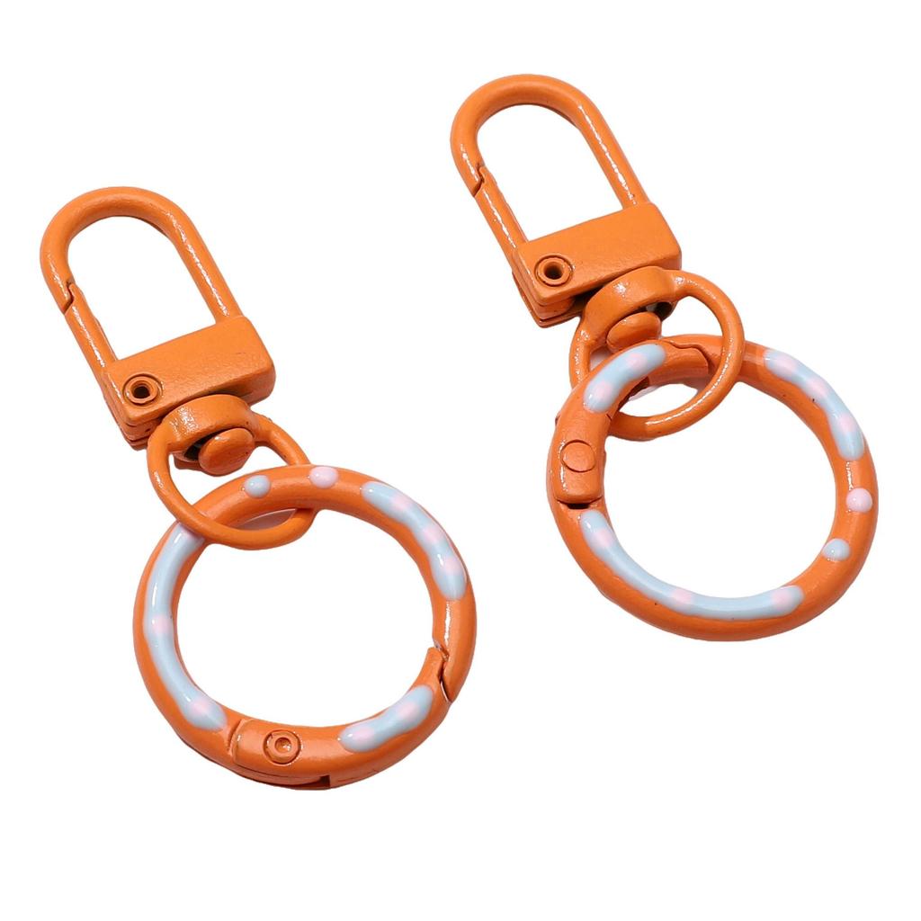 1Set/bag Alloy Donut Spring Buckle Door Buckle For DIY Jewelry Making