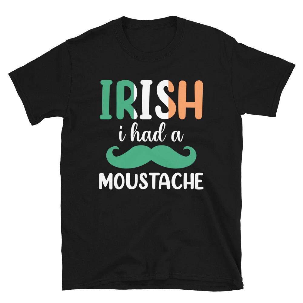 Irish Mustache Ireland Irish Proud T-Shirt S