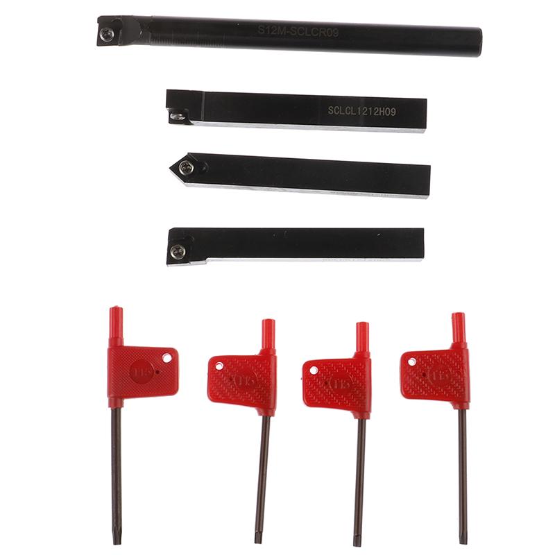 12pcs Set Finishing Wrench Inserts SCLCL1212H09 Bracket Clamping Equipment Tools
