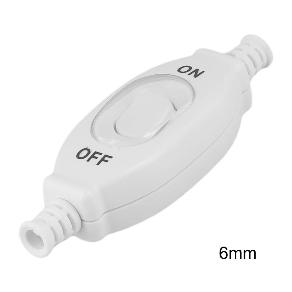 204 IP65 Waterproof Dustproof In-line Switch Silver Contact Double Cut Switch High Working Power ON-OFF Push Button 3A 250V