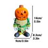 Pumpkin Resin Knight Halloween Decoration Figurine Light Garden Ornament Gift