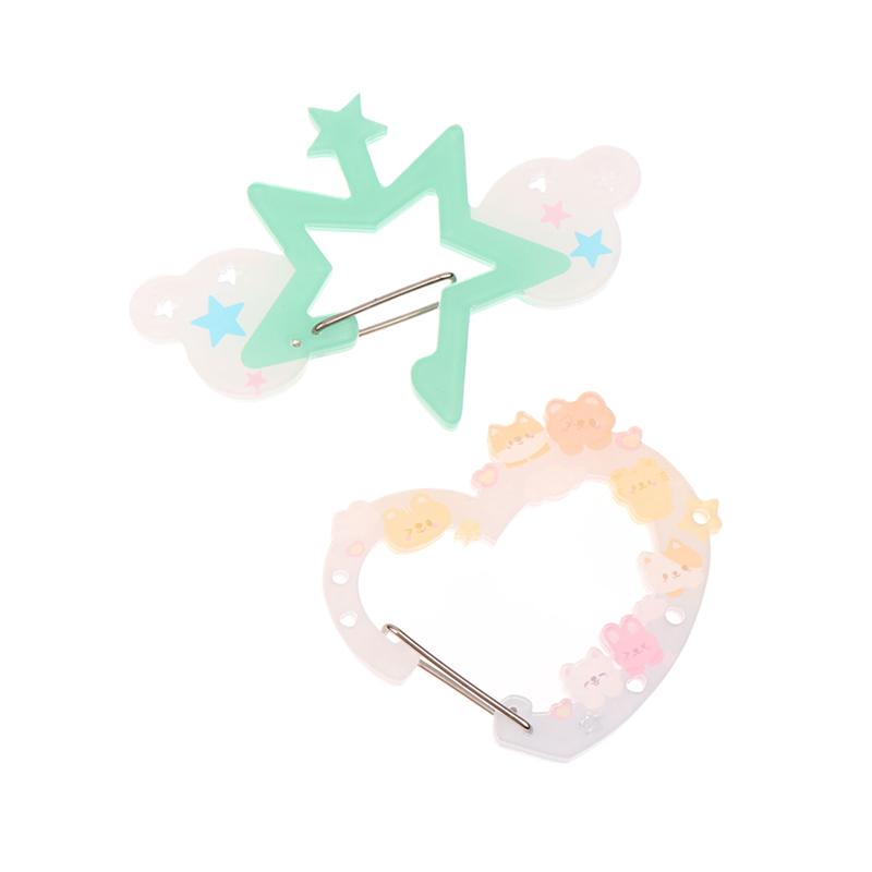 Kawaii Herz Hase Karabiner Schlüsselanhänger Niedlicher Cartoon Acryl Schlüsselanhänger Paar Schlüsselanhänger Schöner Taschenanhänger Rucksackanhänger Geschenke