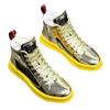 Scarpe da uomo Hip Hop Street Scarpe da tavola in pelle laccata Scarpe casual alte da uomo
