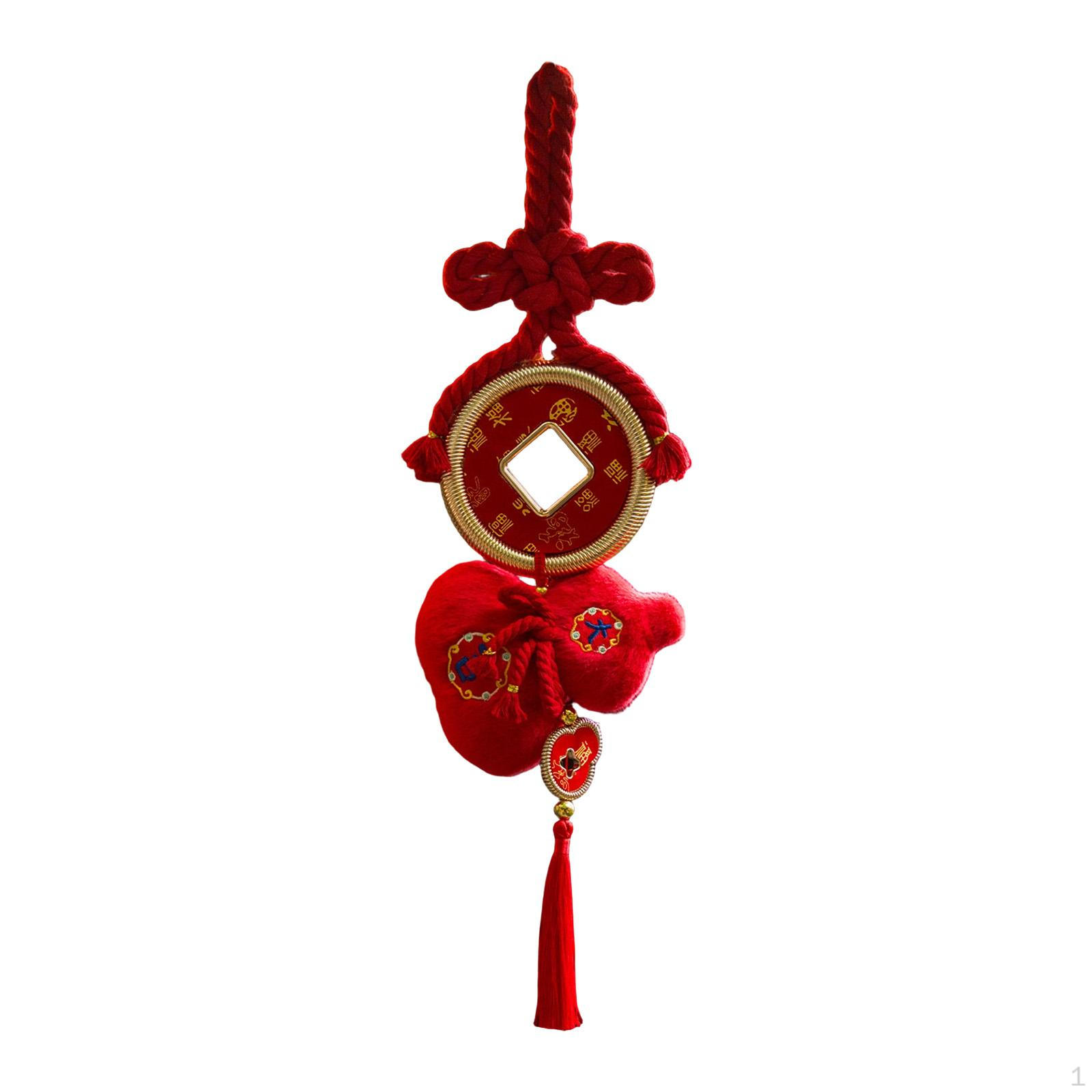 Chinese Year Hanging Decoration Gourd Charm Pendant Knot Tassel Ornament