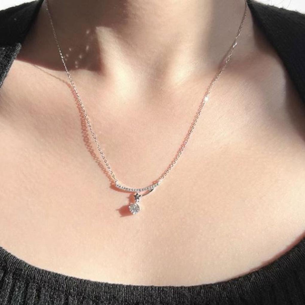 

Women s Accessories Sari Twinkle Smile Lucky Necklace