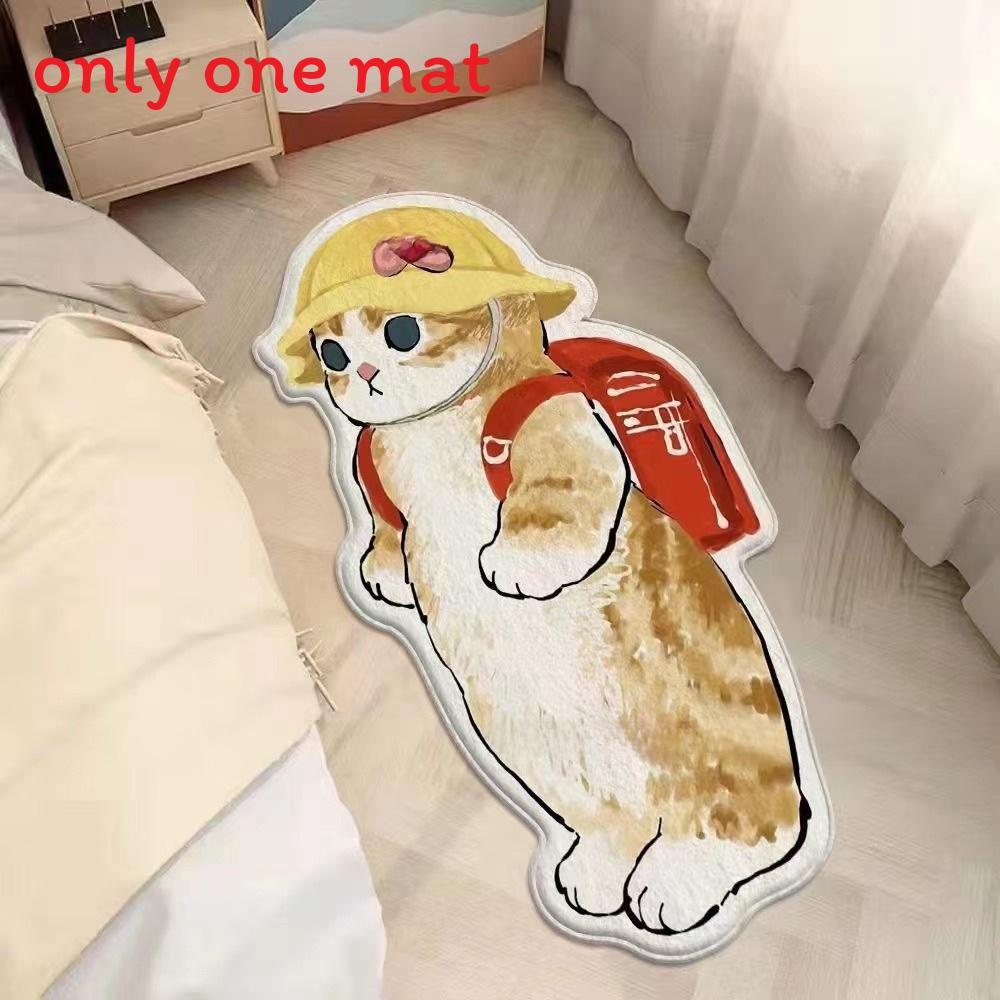 Tappeto Peluche Cartoon Mofusand con Design Stampato per Bagno Porta Ingresso Decorazione