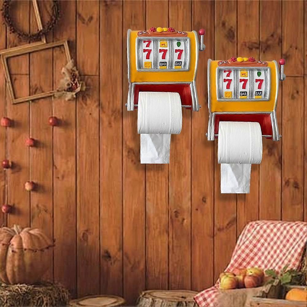 2 In 1 Toilet Paper Holder  Bathroom Free Standing Tissue Roll Storage Rack