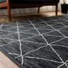 Sayan Sayan Geometric Beni Warren Style Rug Mat High Price 200x250 3 Tatami Dark Gray