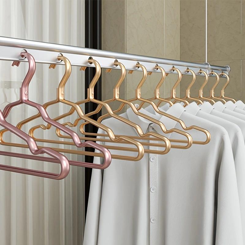 Clothes Hangers Metal, Smooth Surface Shirt Dress Hanger, Durable Heavy Duty Coat Hangers, Standard Hangers for Jacket Trouser