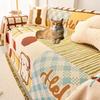 Chenille Sofa Blanket Cute Cartoon Sofa Throw Blanket Four Seasons Anti-scratch Sofa Protector Cloth Multifunctional Couch Towel