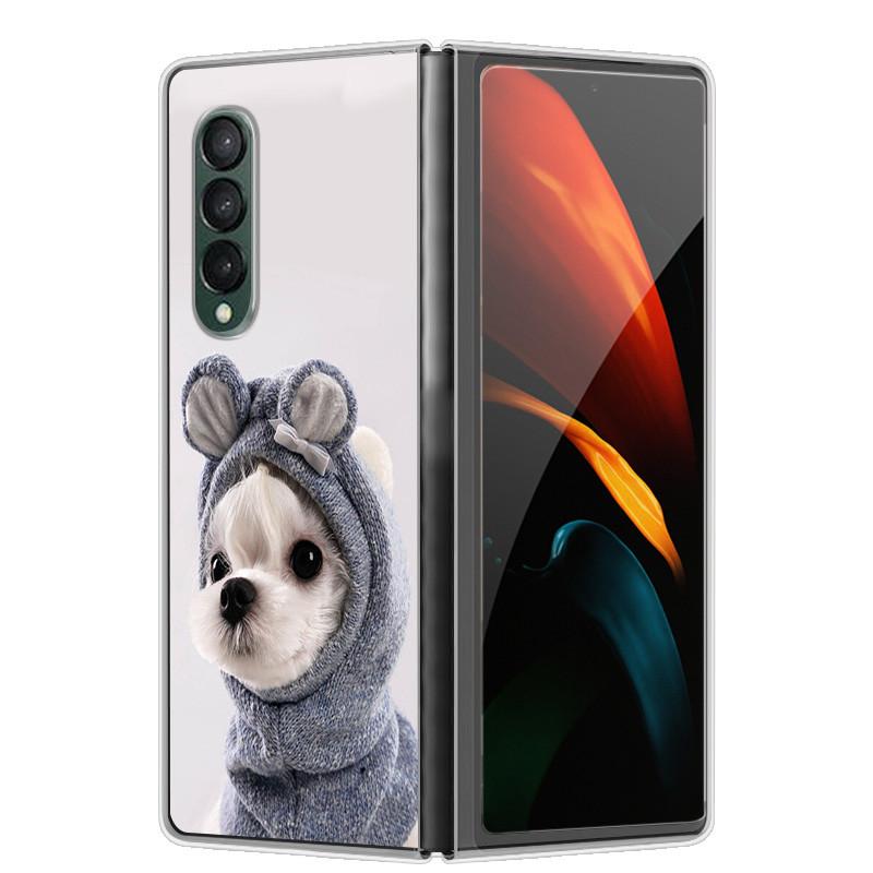 Etui na Samsunga Z Fold 5 Słodkie Modne Twarde Przezroczyste Etui na Telefon dla Samsunga Galaxy Z Fold5 5G ZFold 4 6 5G Powłoka Ochronna ZFold6