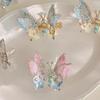 Flying Butterfly Hair Clip for Girls 3D Moving Wing Hairpins Rhinestones Barrettes Hair Styling Accessories for Women