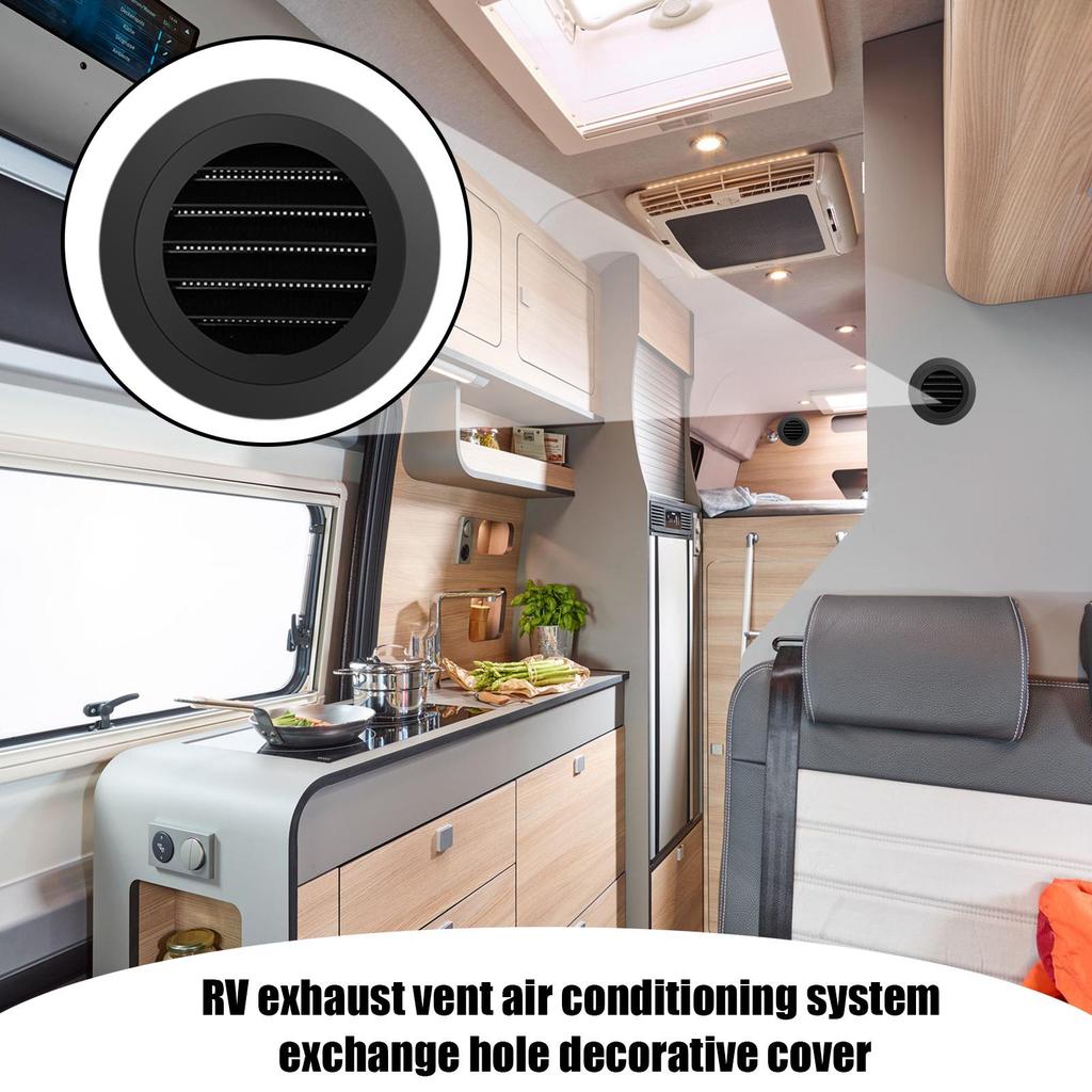 RV AC Vent Cover RV Ducted Heat Vent Cover Mobile Home Ventilation Parts Trailer Accessories For Travel Road Trip Outdoor