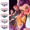 Anime Film Kpop Demon Hunter Bracelet Girls Necklace Moive Kpop Warriors Huntrix Pin Brooch Accessories Jewelry Fans Favor Gift