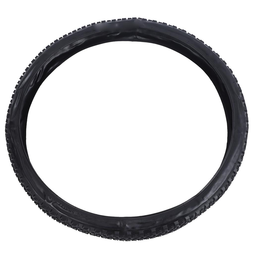 27.5x2.20 Bike Outer Tire Rubber Anti Slip Mountain Road Bike Folding Tire Replacement for Cycling Black