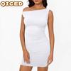 Fashion Summer Spring Solid Color Print Sleeveless Casual Dresses
