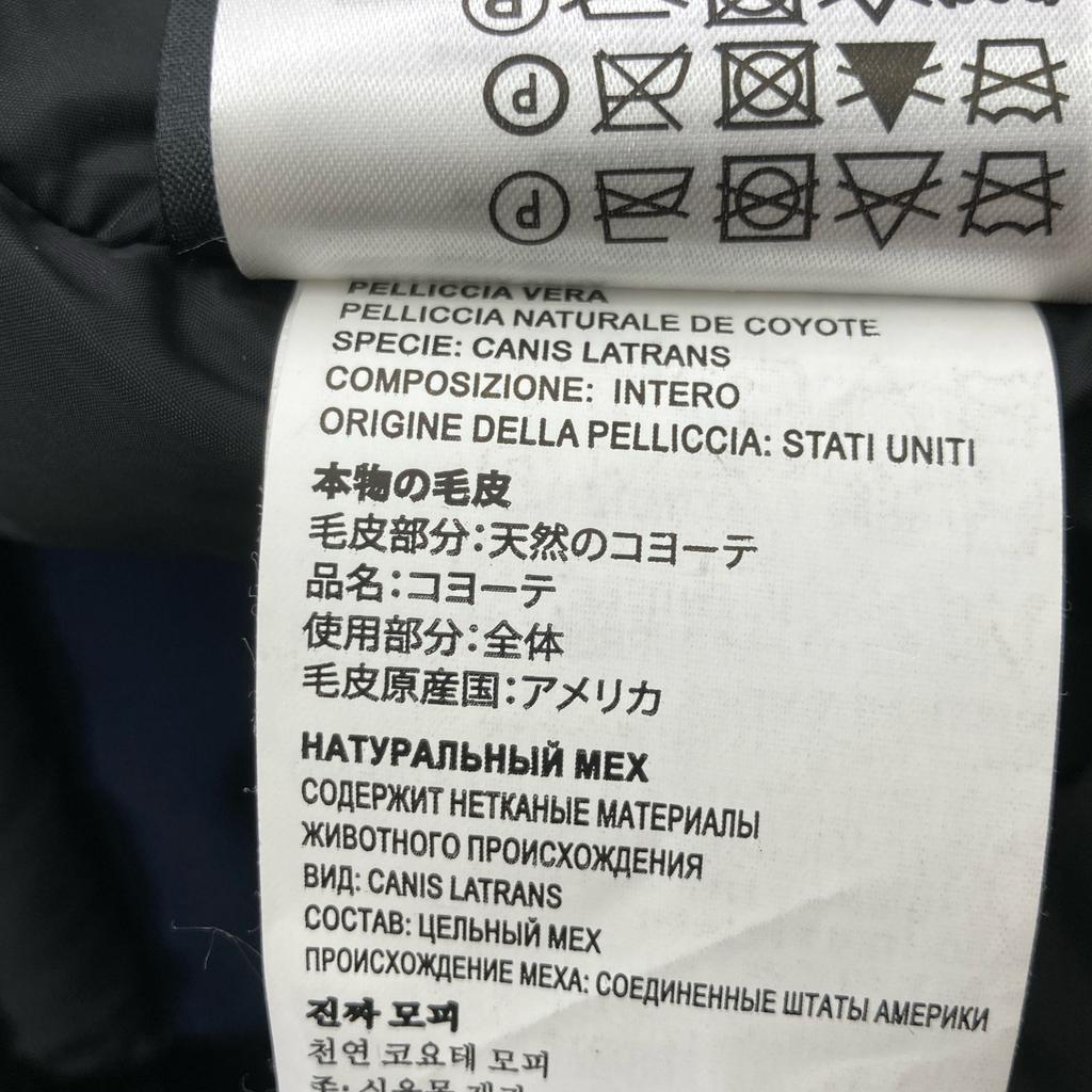 CANADA GOOSE 3037L Navy Victoria Parka Down Jacket Jacket NavyUsed