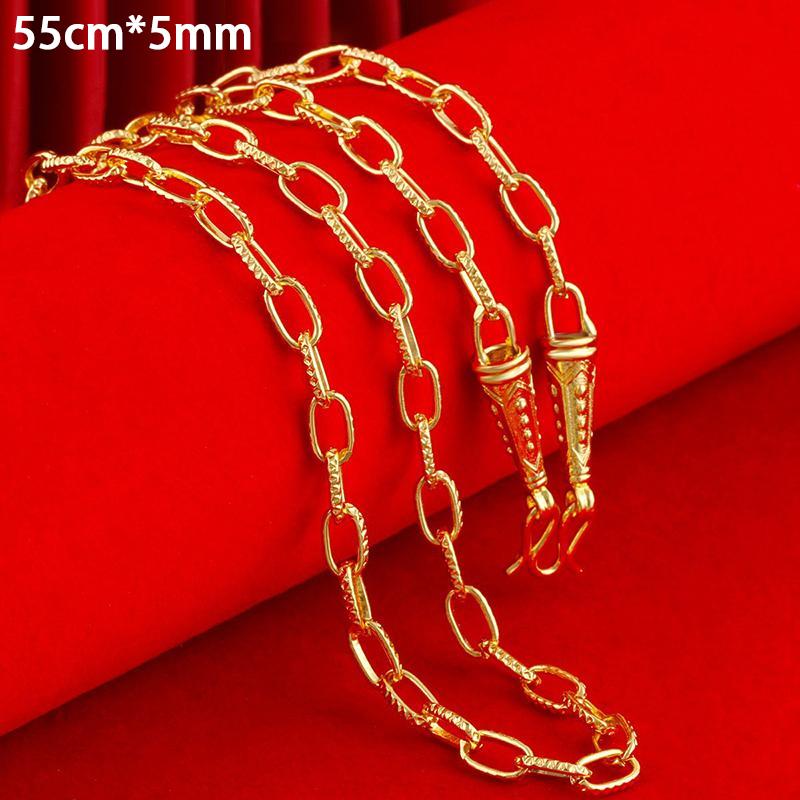 Alloy Gold Plated Snake Bone Necklace Imitation Gold Punk Style Chain for Women Club or Festival Wear