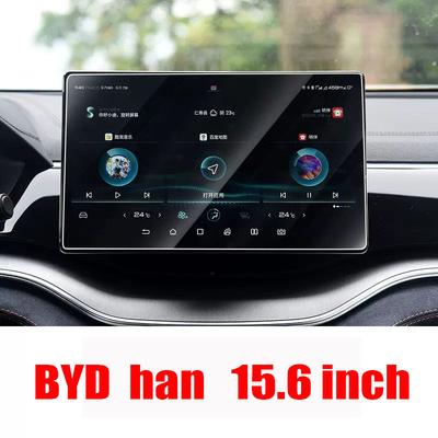 For BYD Han 15.6 Inch  Car GPS Navigation Protective Film LCD Screen Tempered Glass Protector Anti-scratch Film Fitting