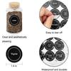 Spice Labels, 432Pcs Spice Labels Stickers 1.4in Waterproof Adhesive Round Preprinted Spice with Blank Label Black Tear Resistant Sticker