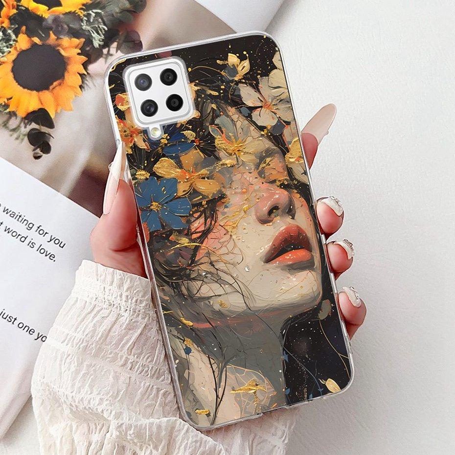 New Fashion Painting Case For Samsung Galaxy A22 A225F A226B Soft Silicone TPU Phone Cases For Samsung A22 4G 5G Cover Bumpers