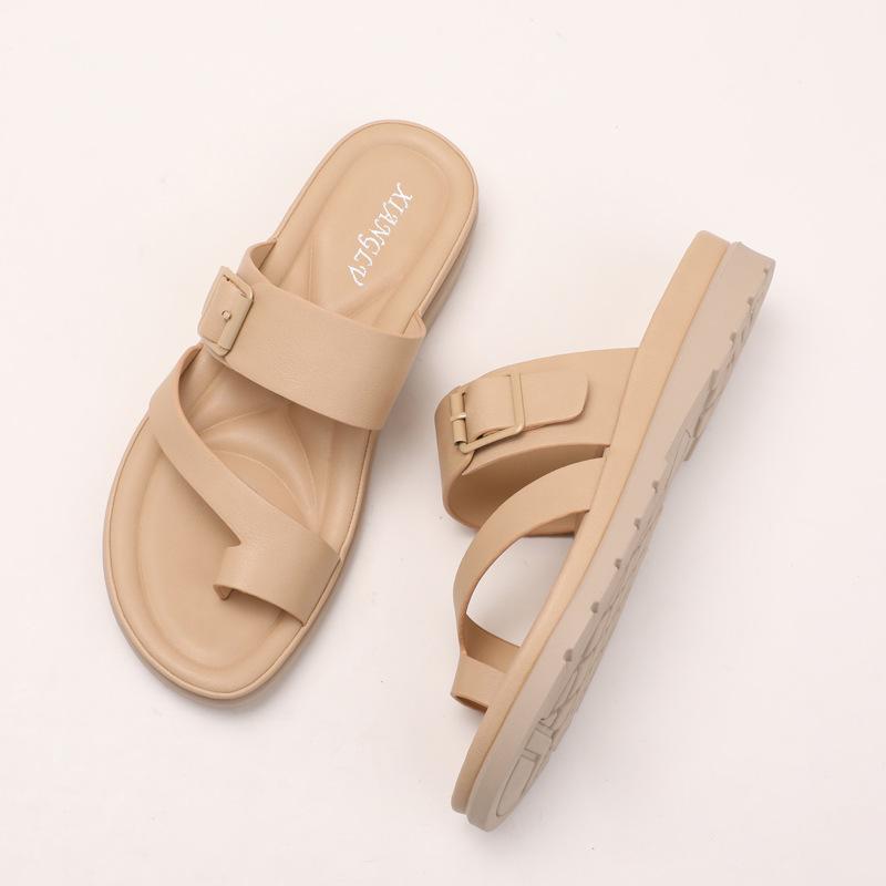 Summer Soft-soled Fashionable Simple and Comfortable Mom Shoes with Wedge Heels