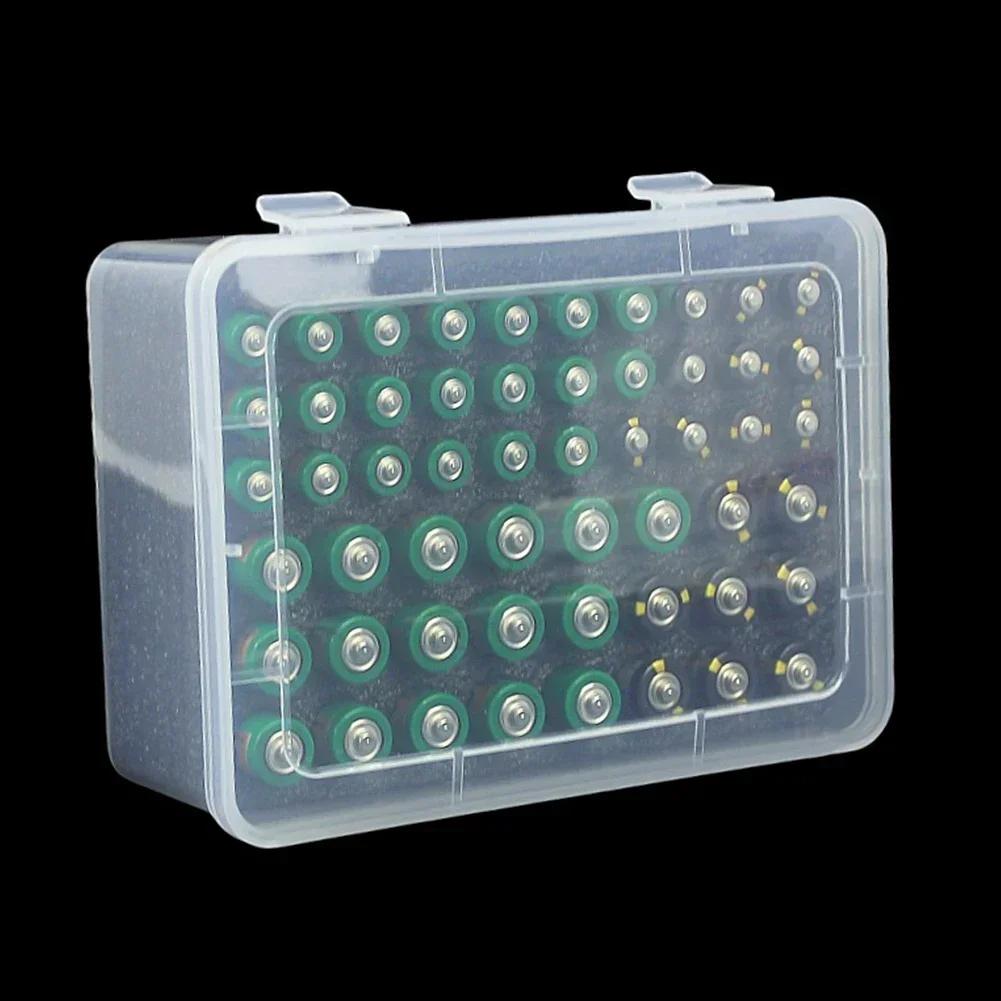 72 Slots Battery Storage Organizer Holder Holds AA AAA Batteries Battery Box Case Garage Container Home Organization Dispenser