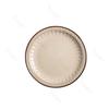 Vintage Circular Ceramic Plates Light Luxury Restaurant Pasta Salad Plate Delicious Dishes Dining Plate Exquisite Home Tableware
