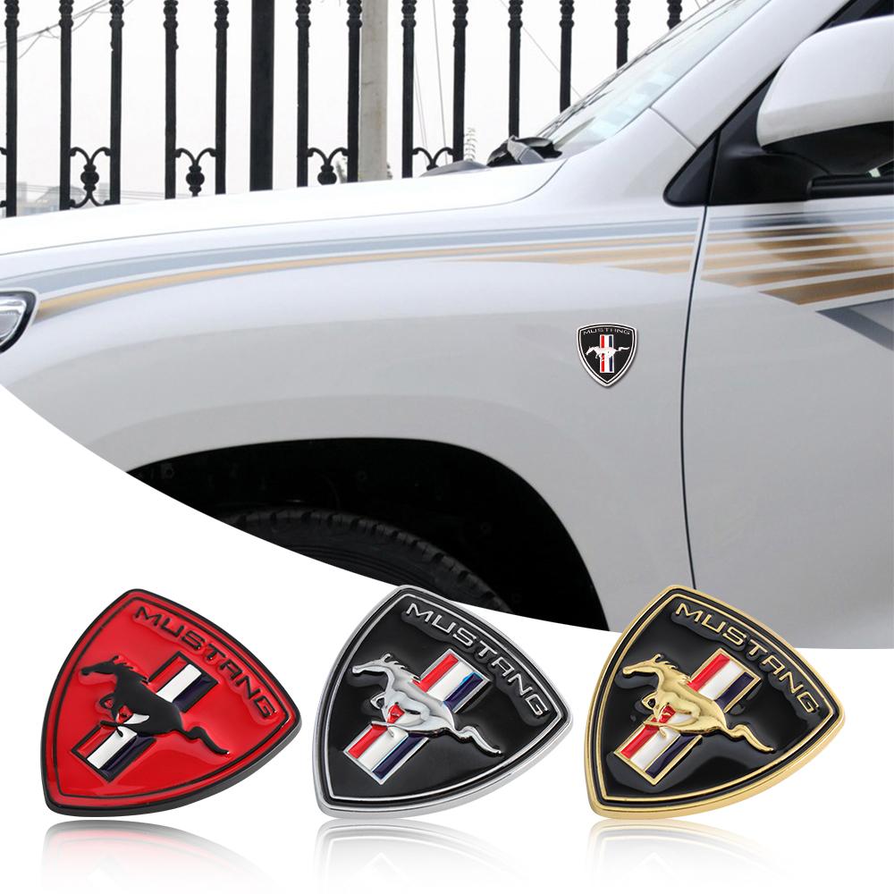 For Ford Focus Mustang Fiesta Kuga Mondeo SMax Fusion Ranger ST 3D Metal Car Body Trunk Emblem Sticker Decor Auto Accessories ZT6