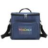 Insulated Bags Portable Shoulder Lunch Bag Waterproof Cooler Box Thermal Organizer Handbag for Men and Women Teacher Pattern
