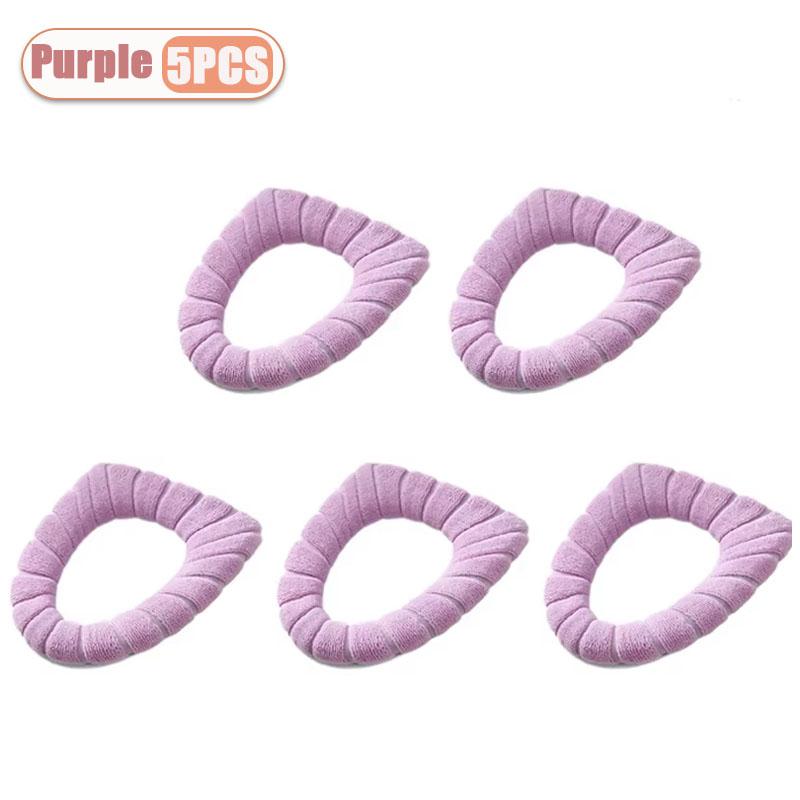 1-20PCS Non Slip Toilet Seat Cover Winter Warm Fleece Lined Universal Size Easy to Clean Bathroom Comfort Essential