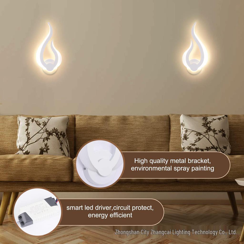 Nordic LED Wall Lamp: Modern Bedside, Bedroom, Living Room, Hallway, Staircase Light
