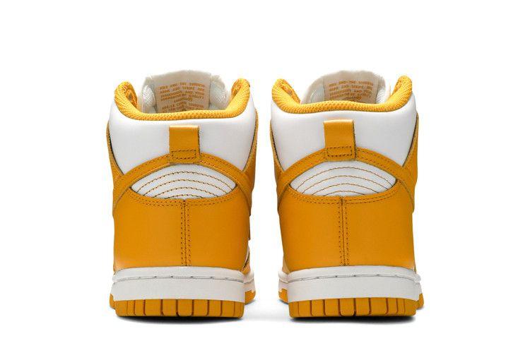 Women's Sneakers Nike Dunk High Dark Sulfur (Women's) White/Dark Sulfur-White
