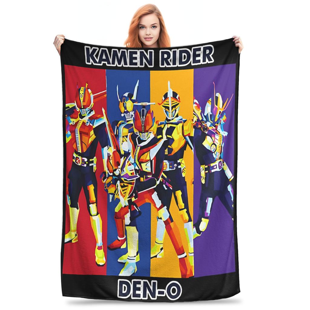 Kamen Rider Anime Blanket Multiple Sizes Super Soft and Warm Throw Blankets for Couch Sofa and Bed