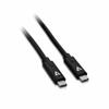 V7 USB C Cable V7 V7UCC-2M-BLK-1E Black