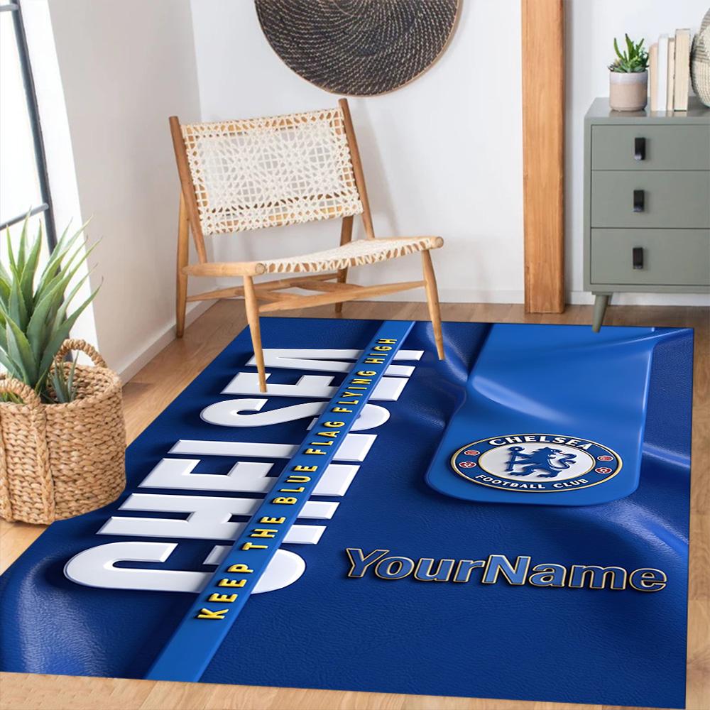 Chelsea Customize Your Name Carpet Perfect for Balcony Entryway Game Room Study Room Anti-slip Rug Office Home Decor