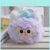 Three Rabbit Baby Cartoon Coin Purse Plush Keychain Pendant For Kids Teens And