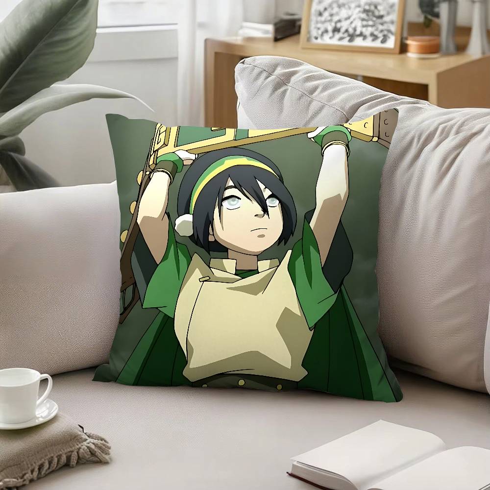A-Avatar The Last Airbender Throw Pillow Covers Pattern Cushion Cover Suitable For Sofa Bedroom Car Pillow Cover