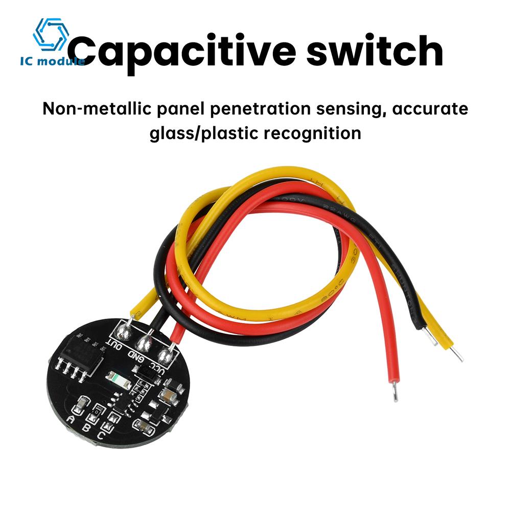 DC3-24V Momentary/Latching Touch Switch Sensor Module Capacitive Switch Supports 10A Controllable Current