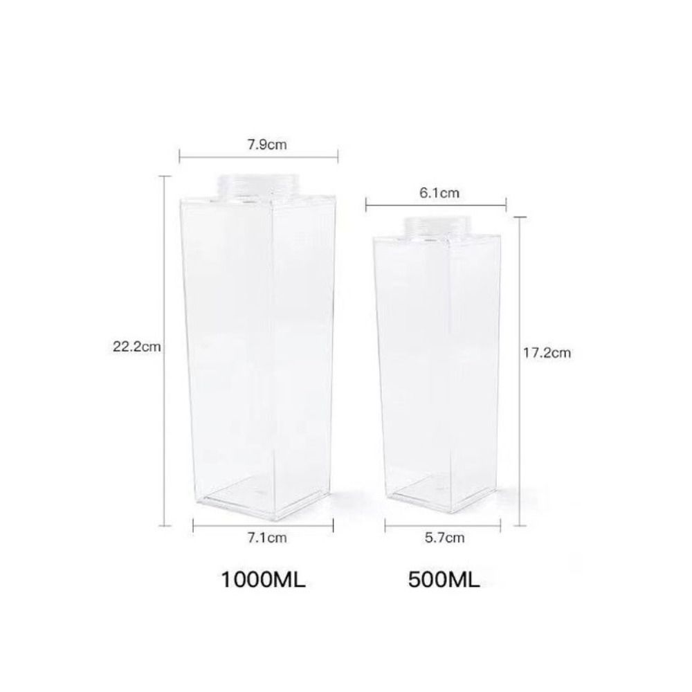 500/1000ml Juice Cup TPE Water Mug Portable Milk Cup