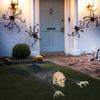 5.2ft Life Size Outdoor Halloween Decoration Crawling Zombie, Animated Prop Decor with Sound and Motion Activated, Light Up Eyes, Howling Sound
