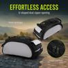 with Shoulder Strap Bike Rear Rack Bag 600D Polyester Rear Carrier Bag  Long Distance Cycling