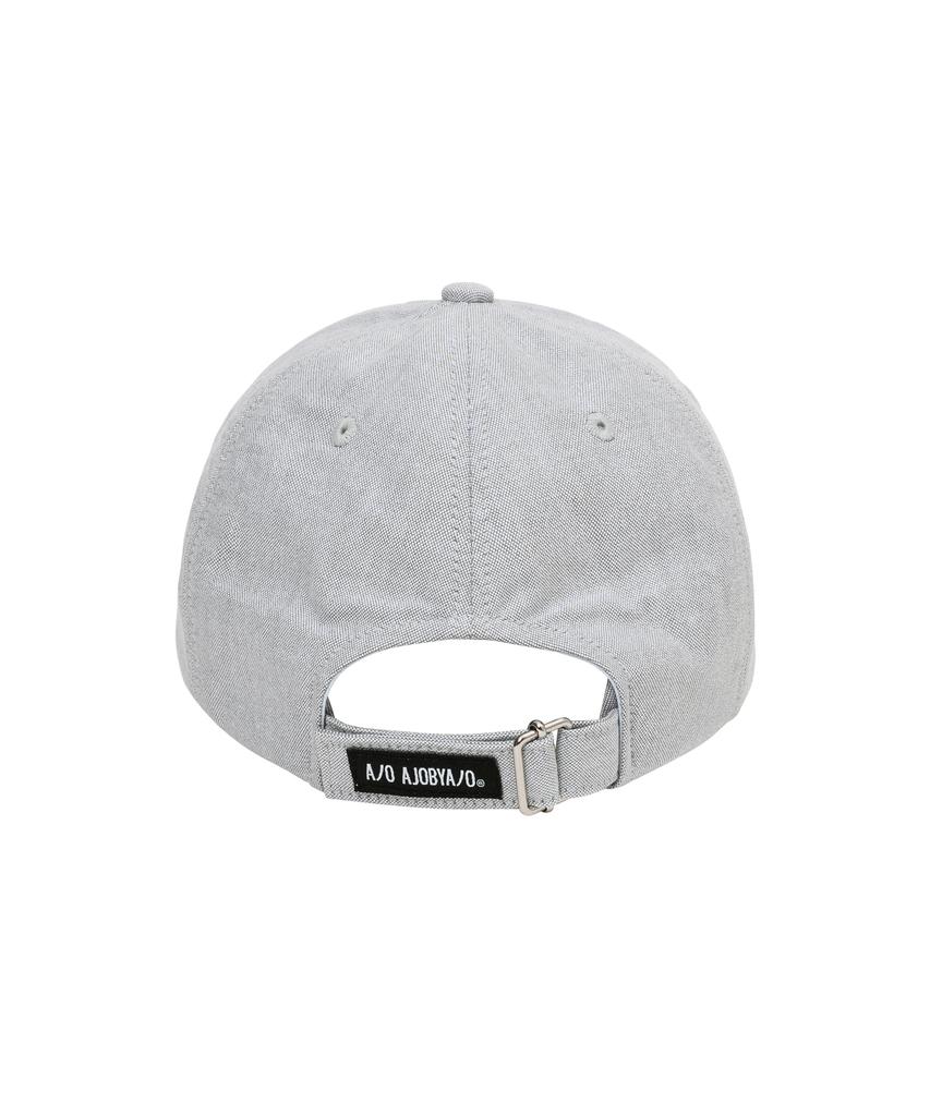 AJOBYAJO Logo Oxford Cap [Light Gray]